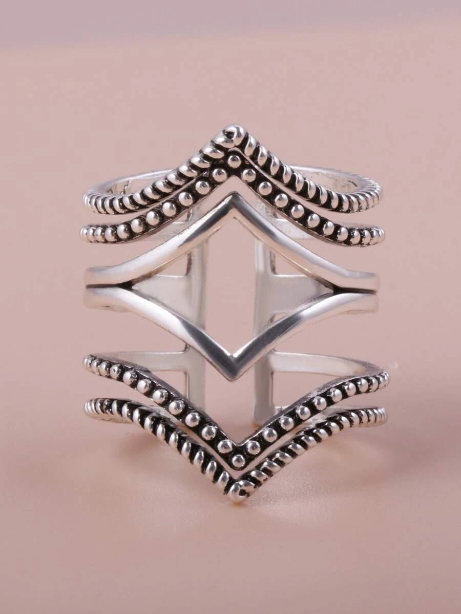 Layered Cuff Ring