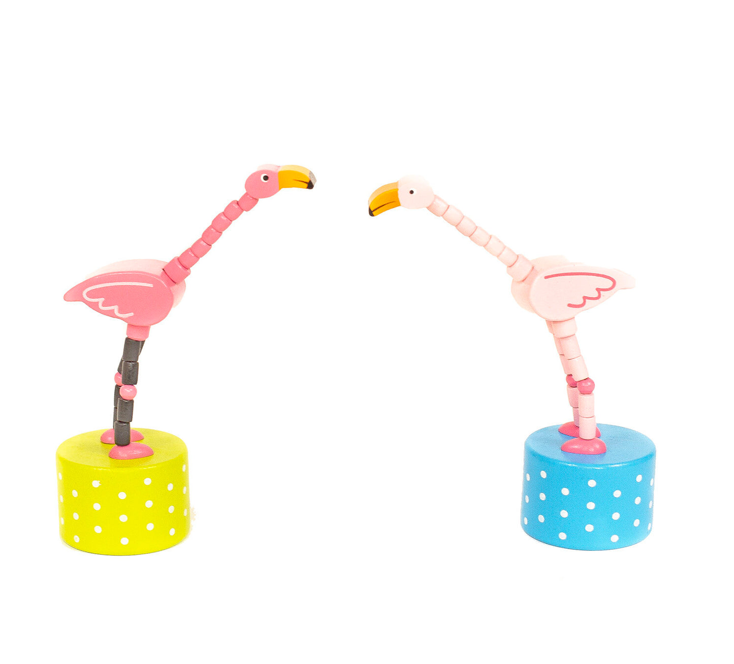 JACK RABBIT Flamingo Push Puppet