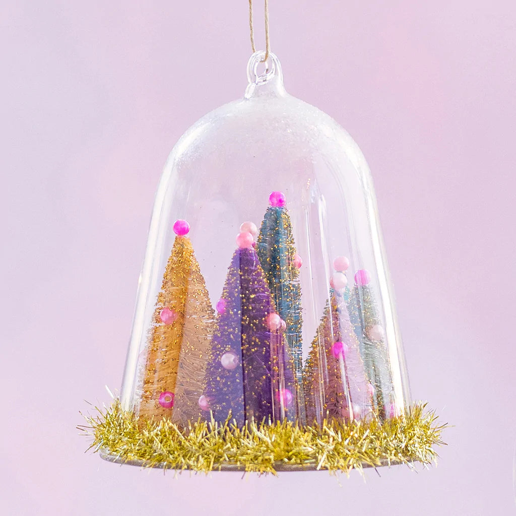 Glitterville Tree Dome Ornament