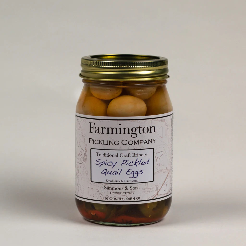 FARMINGTON Spicy Pickled Quail Eggs