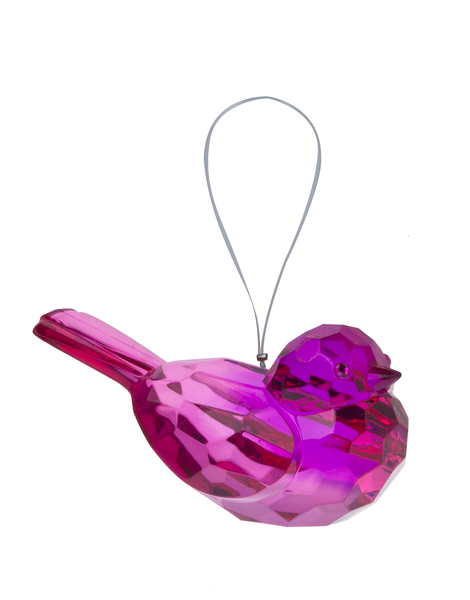 3.25" Hanging Acrylic Bird