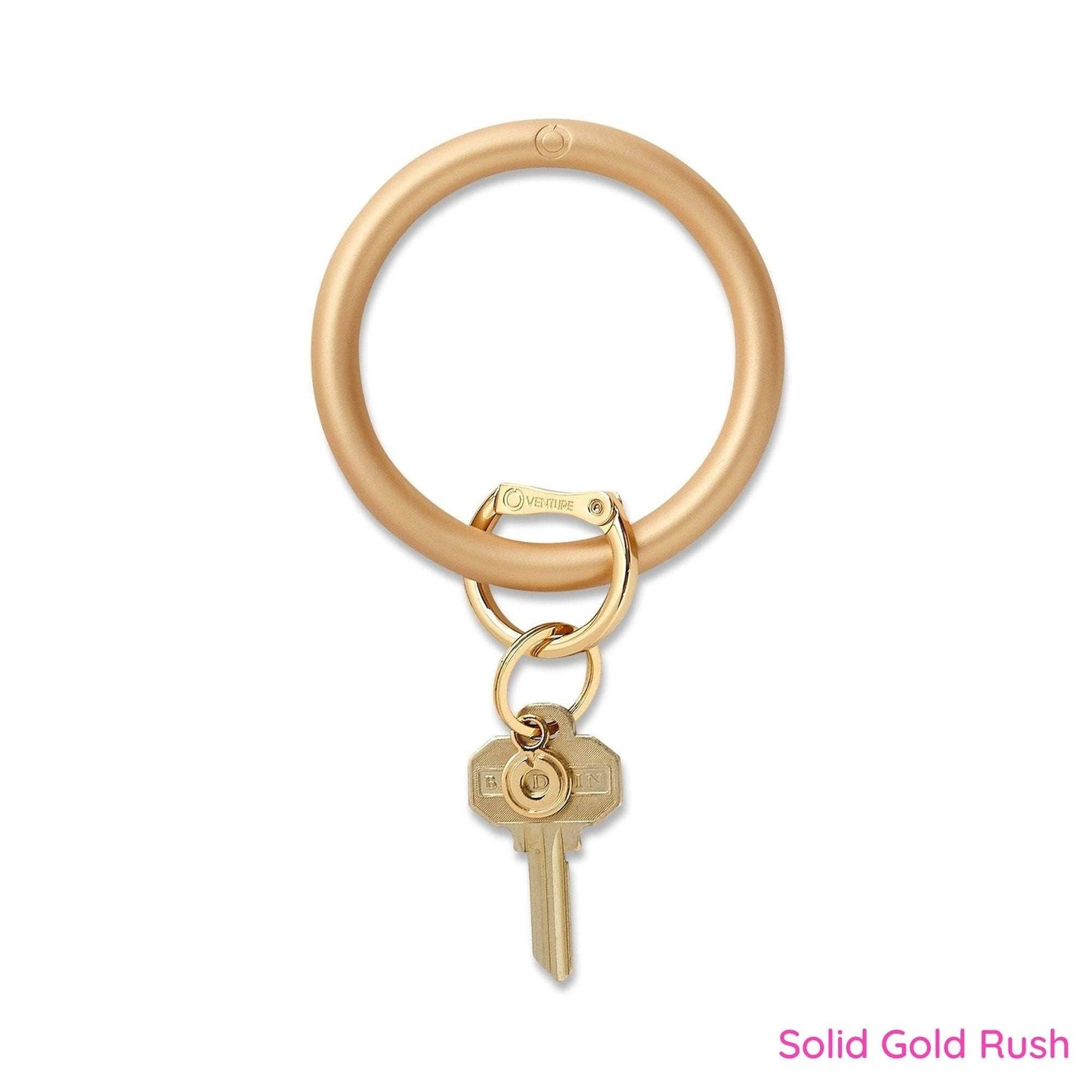 OVENTURE Silicone Key Ring Gold Rush