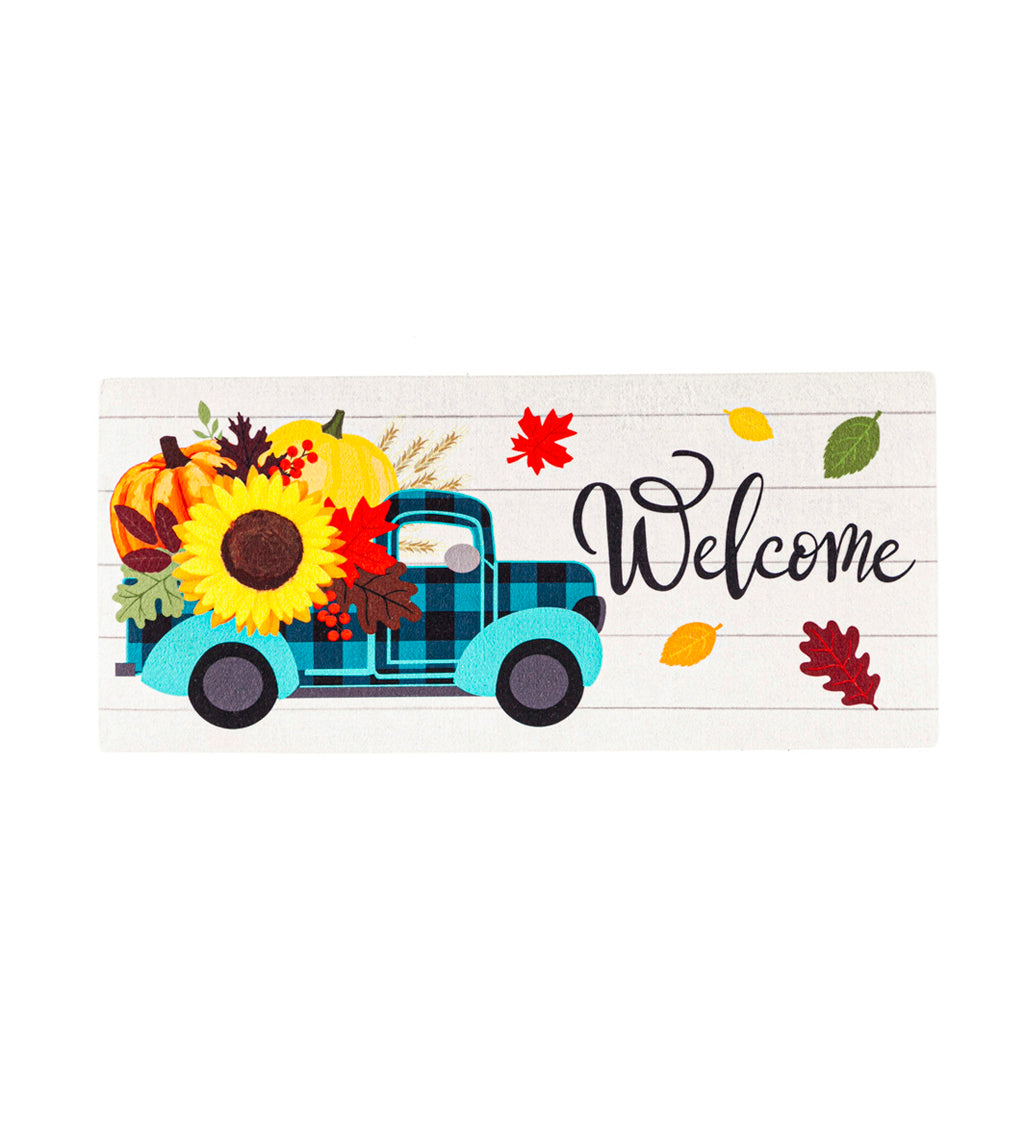 Fall Plaid Truck Switch Insert
