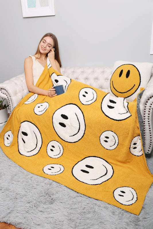 Smiley Face Cozy Blanket