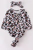 Leopard Print Gown Set