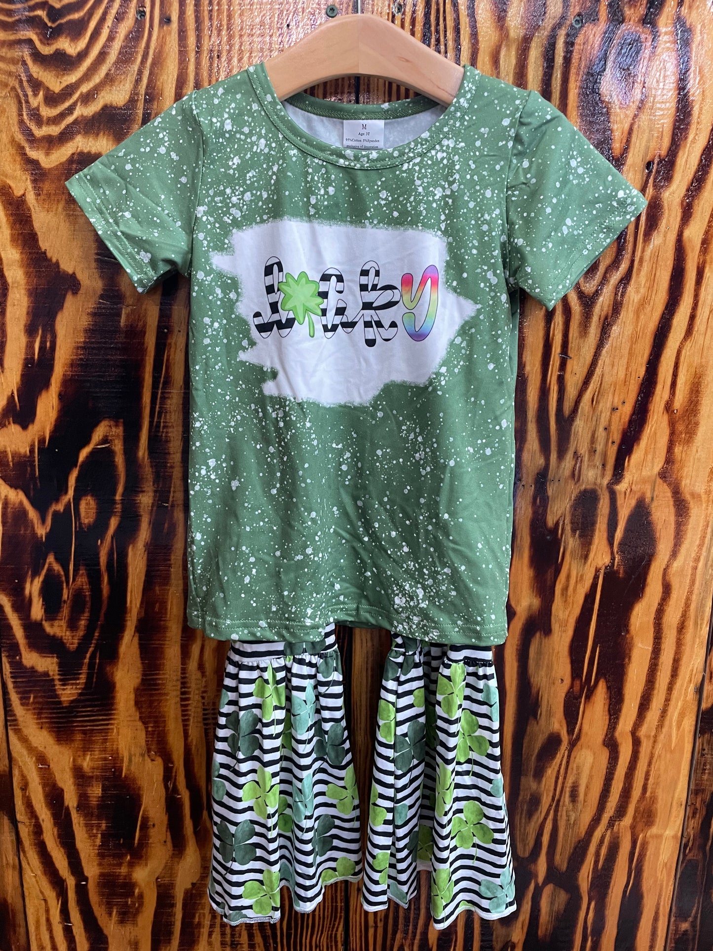 HONEYDEW Lucky/Clover Bellbottom Set