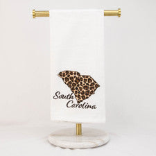 South Carolina Leopard Hand Towel