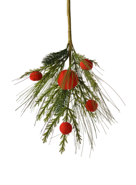 Evergreen Pom-Pom Pick