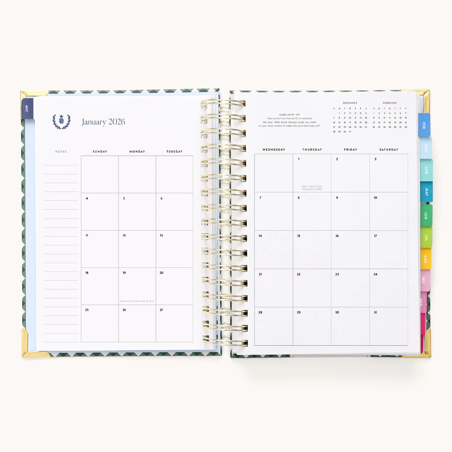 SIMPLIFIED Spiral Weekly Planners