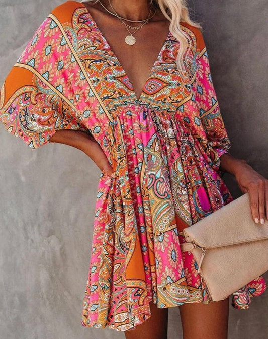 Multi Summer Dress/Coverup
