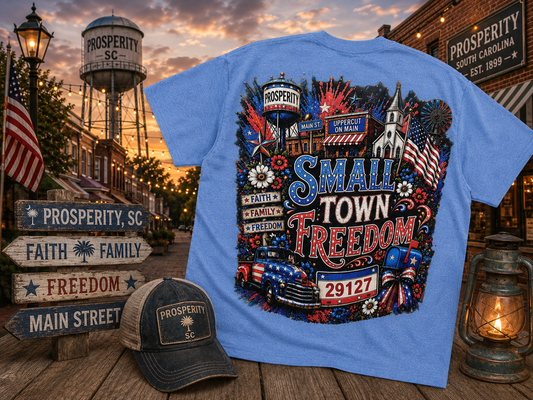 SMALL TOWN FREEDOM Custom Graphic Shirt