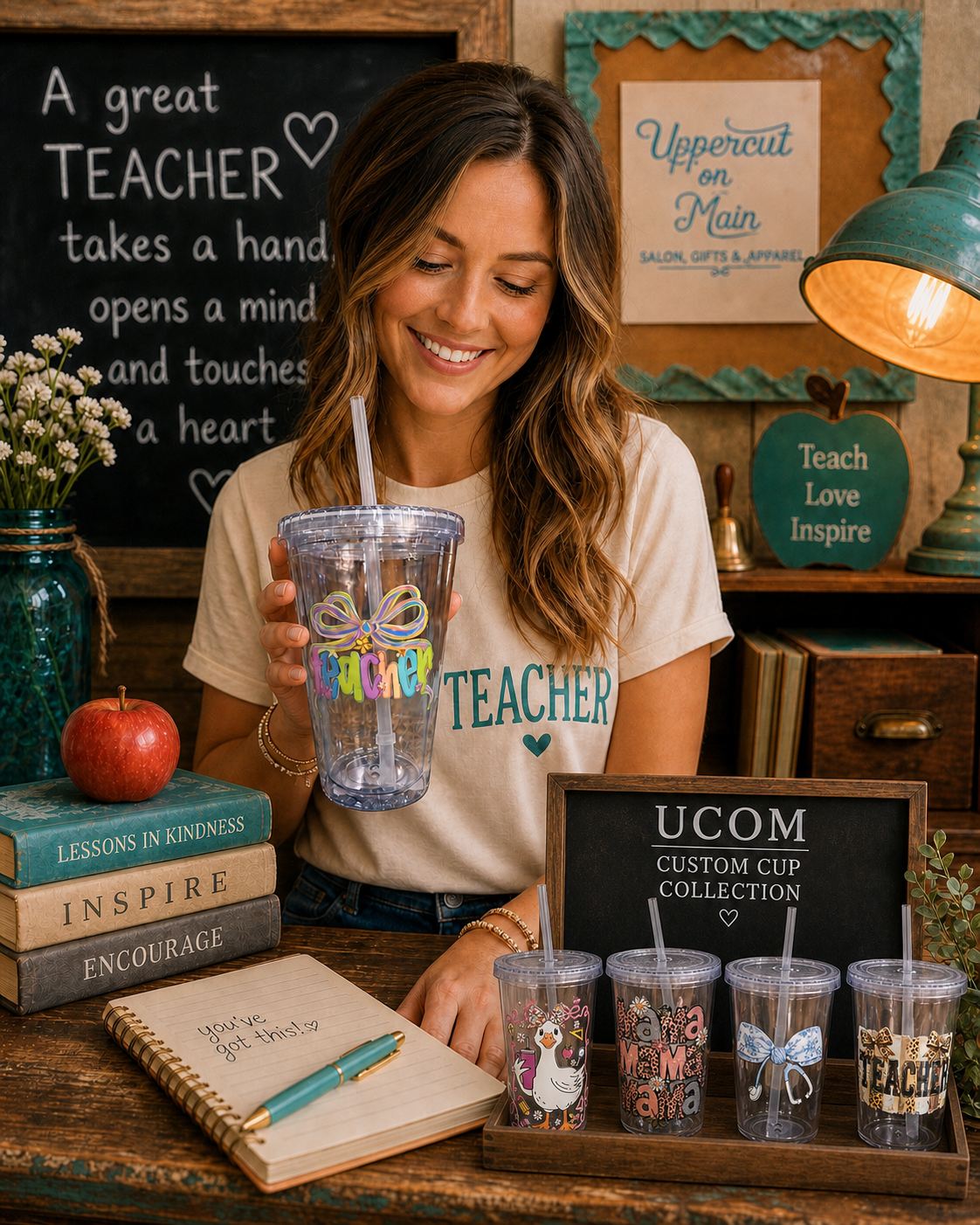 Neon Teacher Cup
