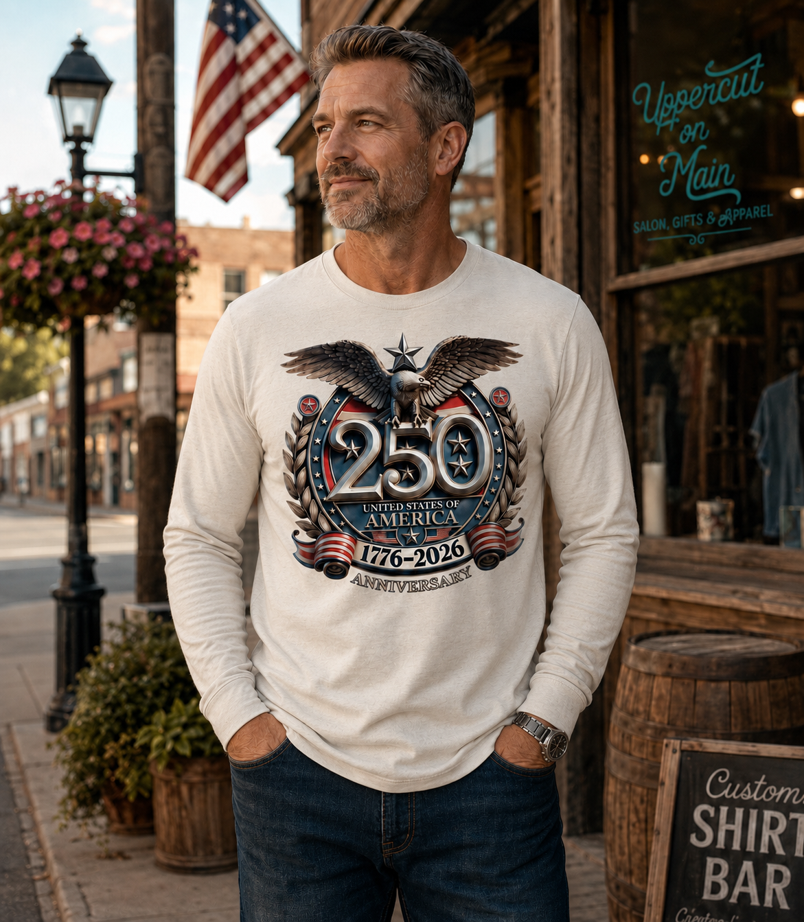 AMERICA 250 ( SHIELD ) Custom Shirt