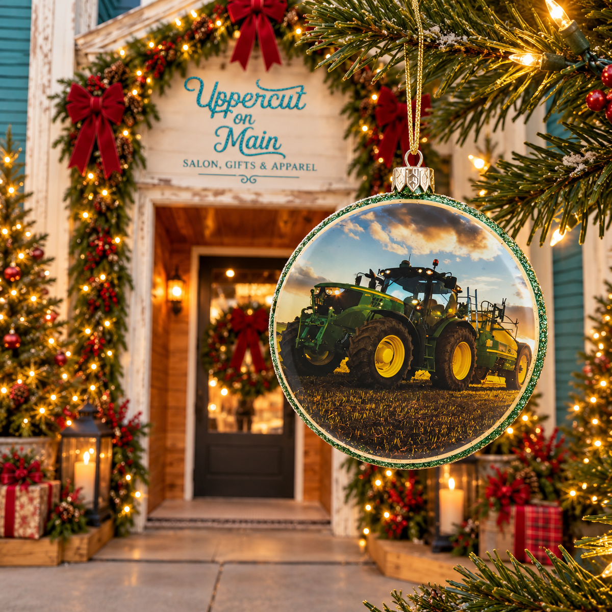 Kurt Adler JOHN DEERE Ornaments