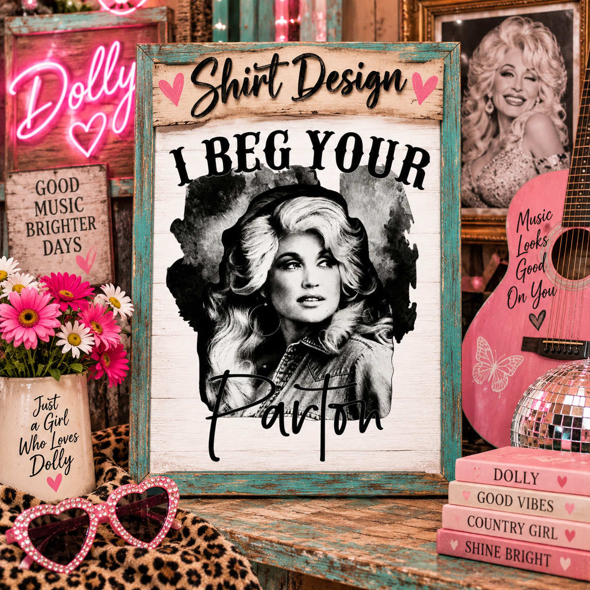 Dolly “I BEG YOUR PARTON” Graphic Shirt