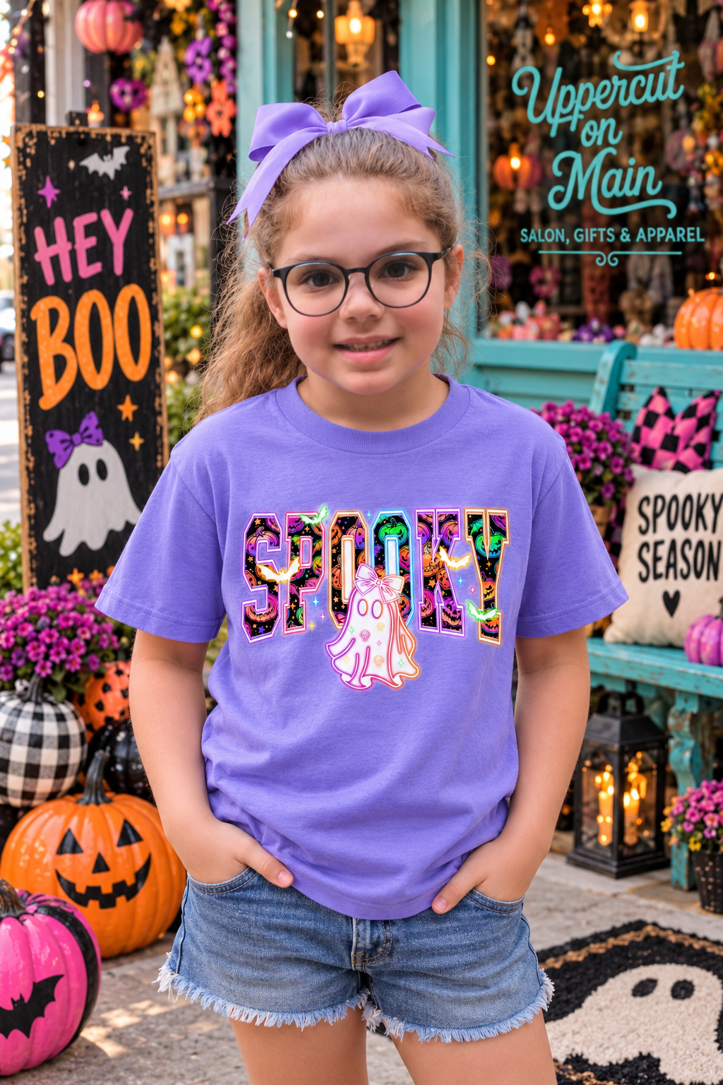 Youth NEON SPOOKY Graphic Shirt