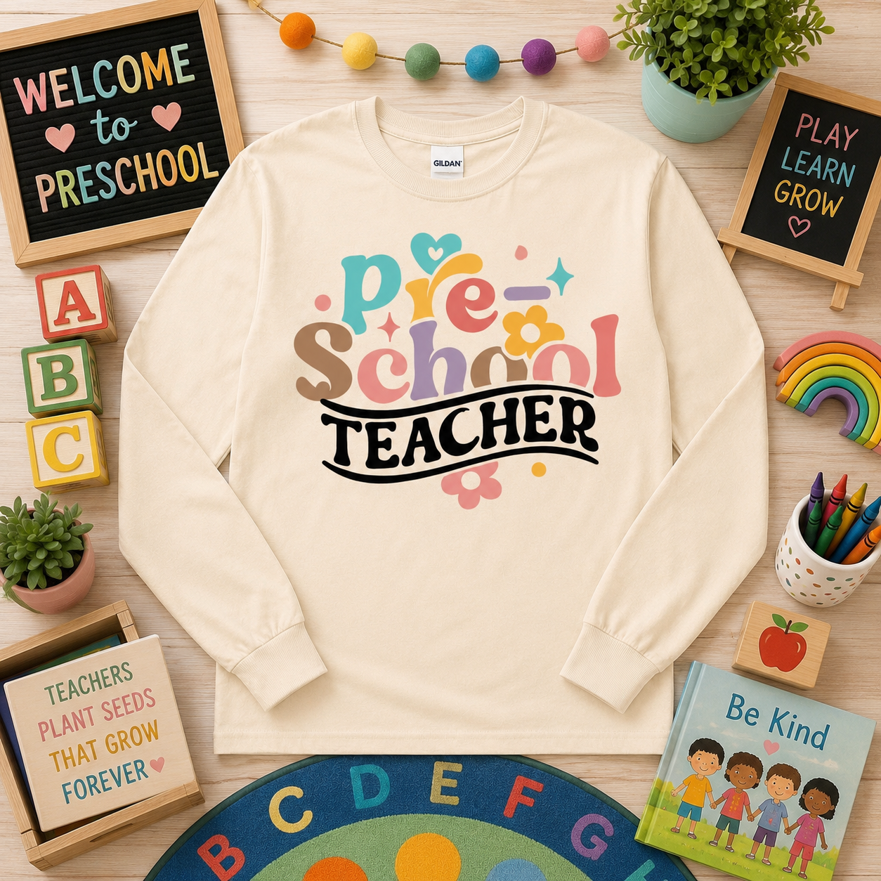 RETRO TEACHER GRADE Custom Shirt