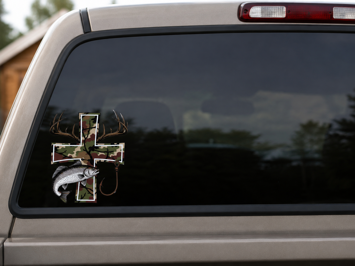 Custom Sticker (HUNTING CROSS)