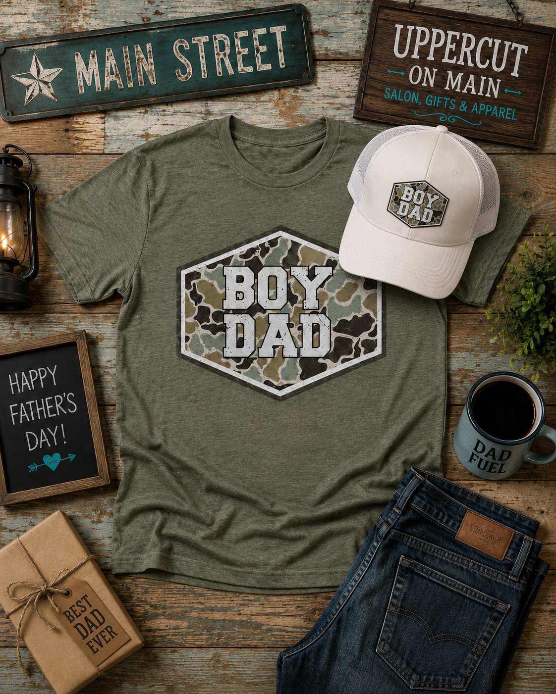 DAD & PAPA CAMO Custom Shirt