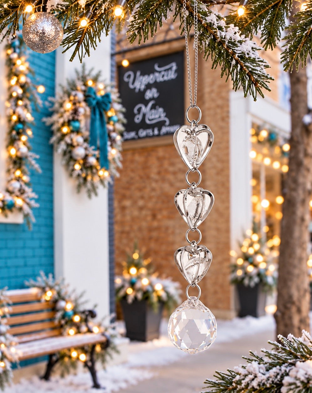 Kurt Adler CLEAR DANGLE Ornament
