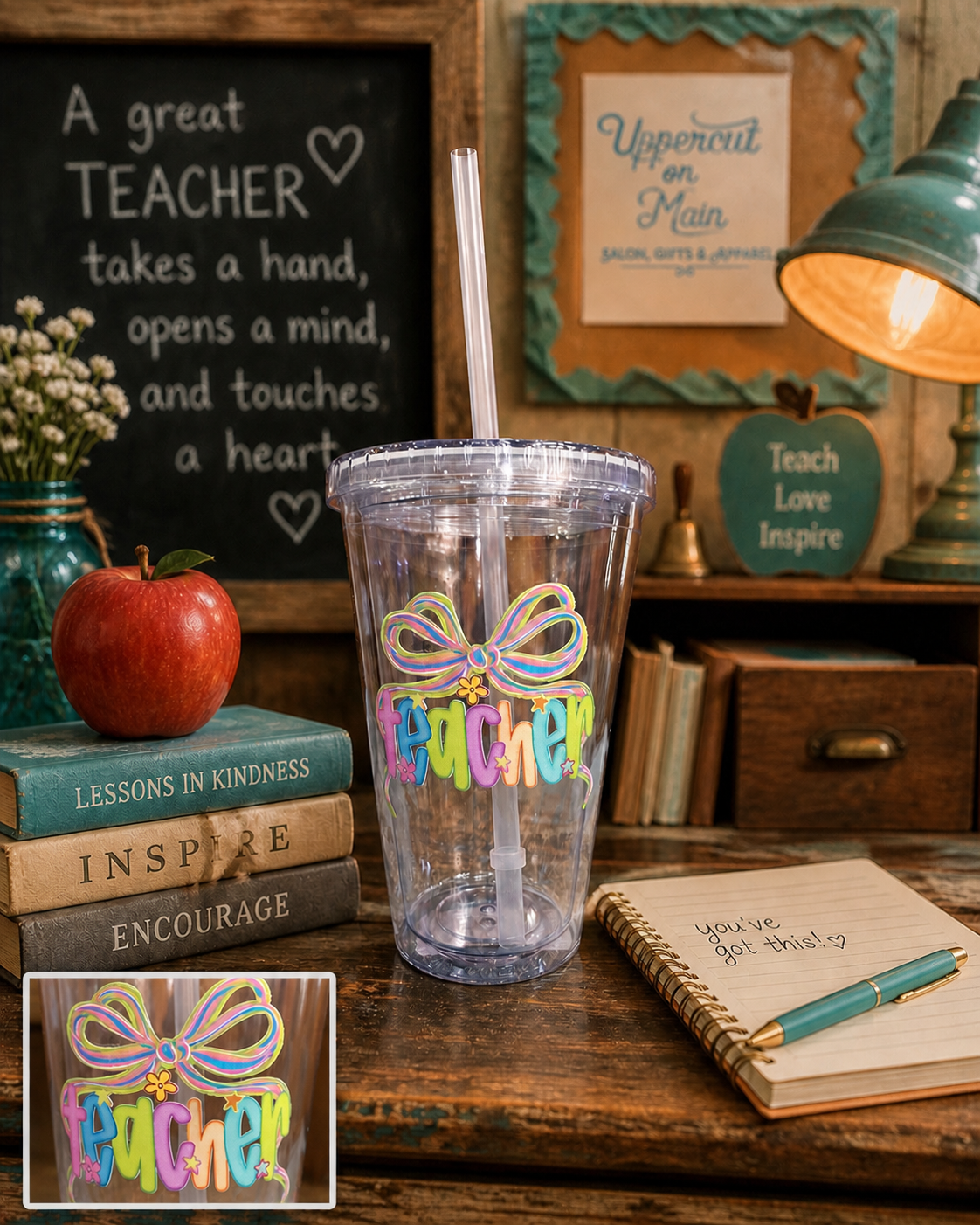 Neon Teacher Cup