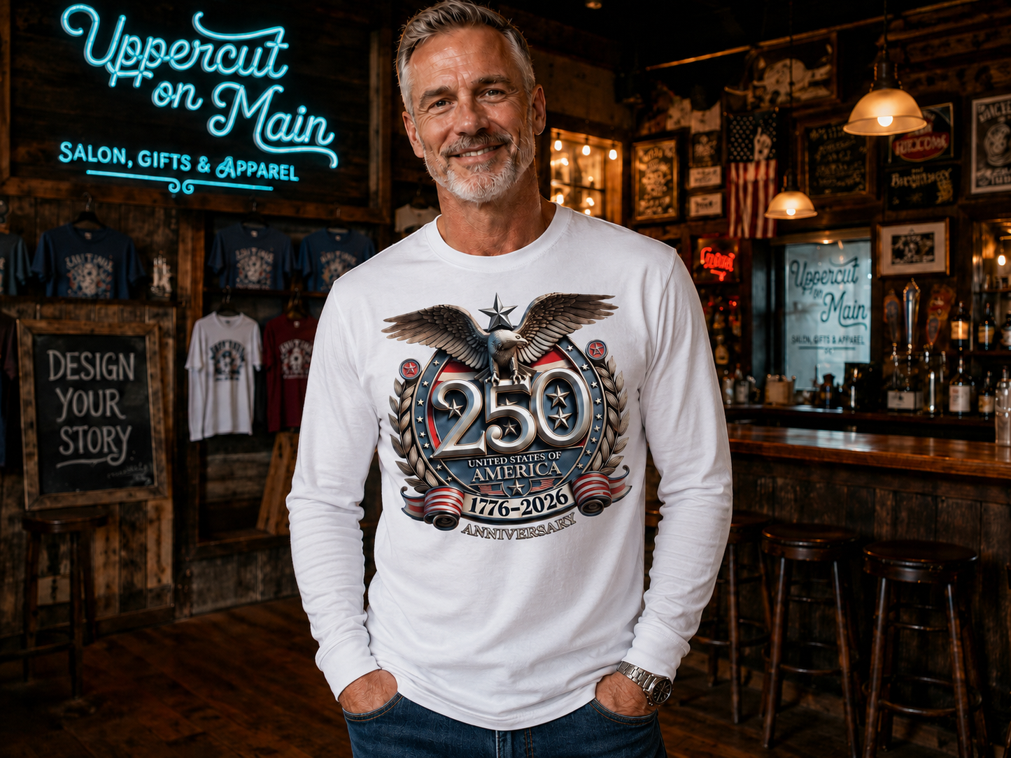 AMERICA 250 ( SHIELD ) Custom Shirt