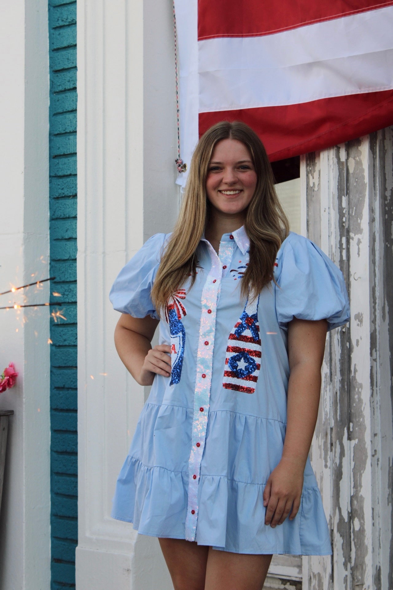Patriotic Sequin Dress