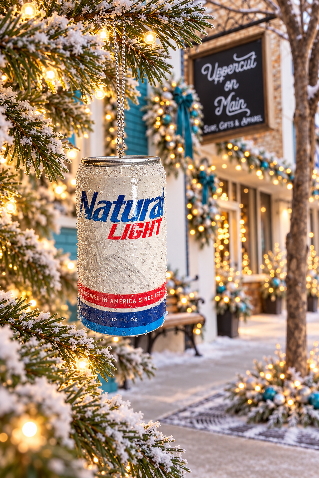 NATURAL LIGHT Beer Ornament