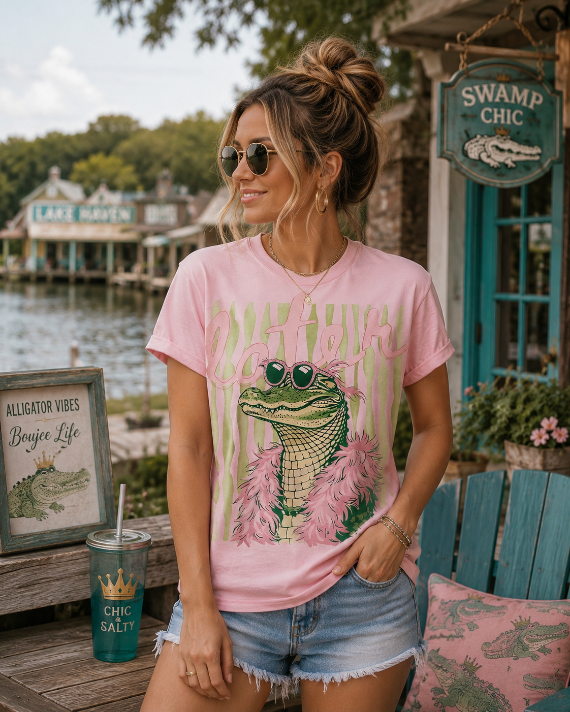 BOUGIE LATER GATOR Custom Graphic Shirt