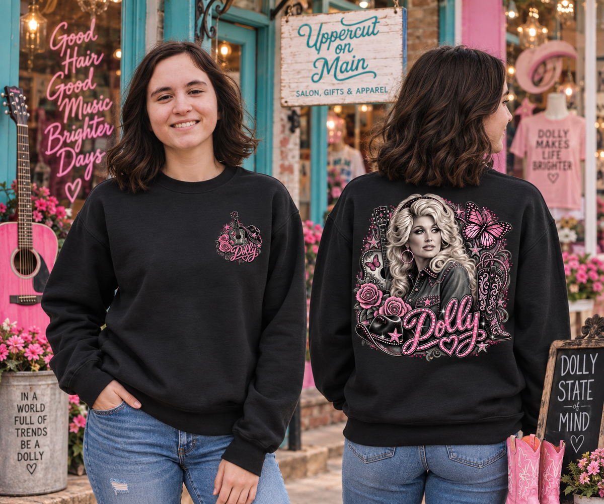 Dolly WESTERN GLAM Custom Graphic Shirt