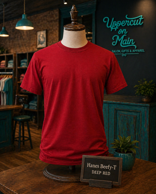 Hanes  DEEP RED T-SHIRT
