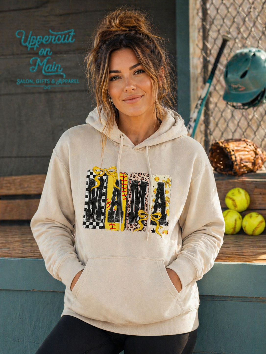 Cheetah MAMA Softball Shirt