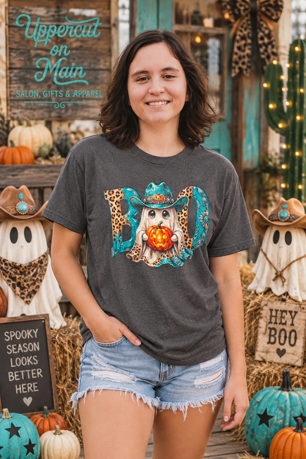 COWGIRL GHOST “BOO” Graphic Shirt