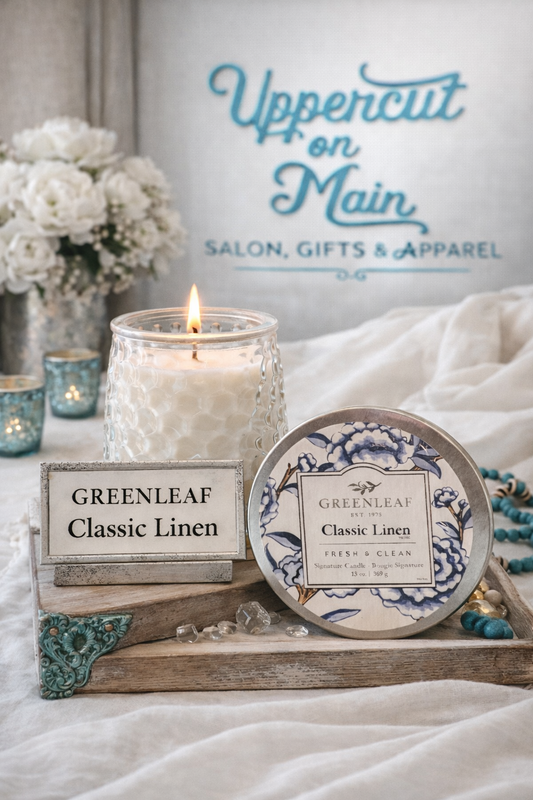 GREENLEAF Classic Linen Candle