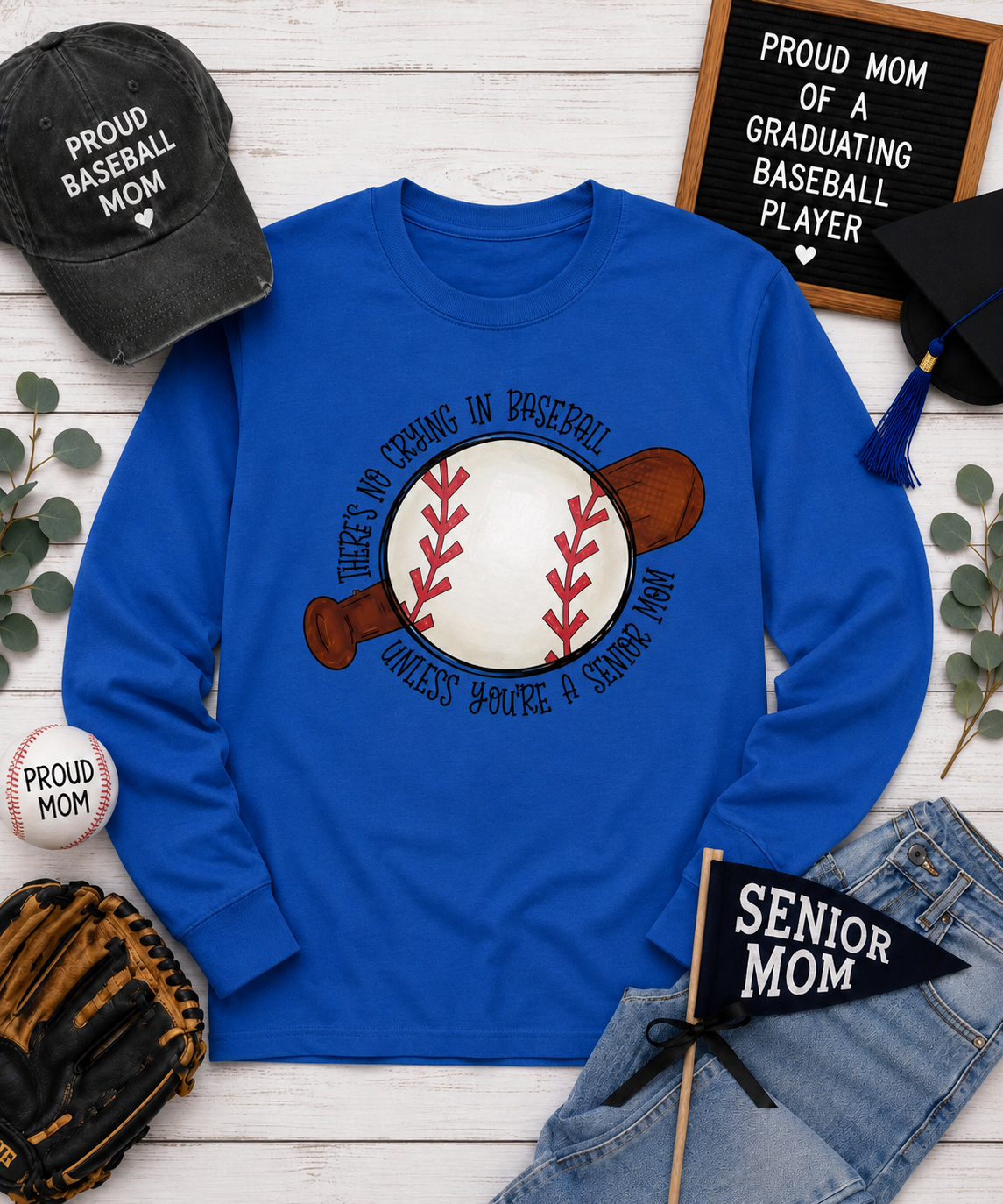 THERE’S NO CRYING IN BASEBALL Custom Shirt