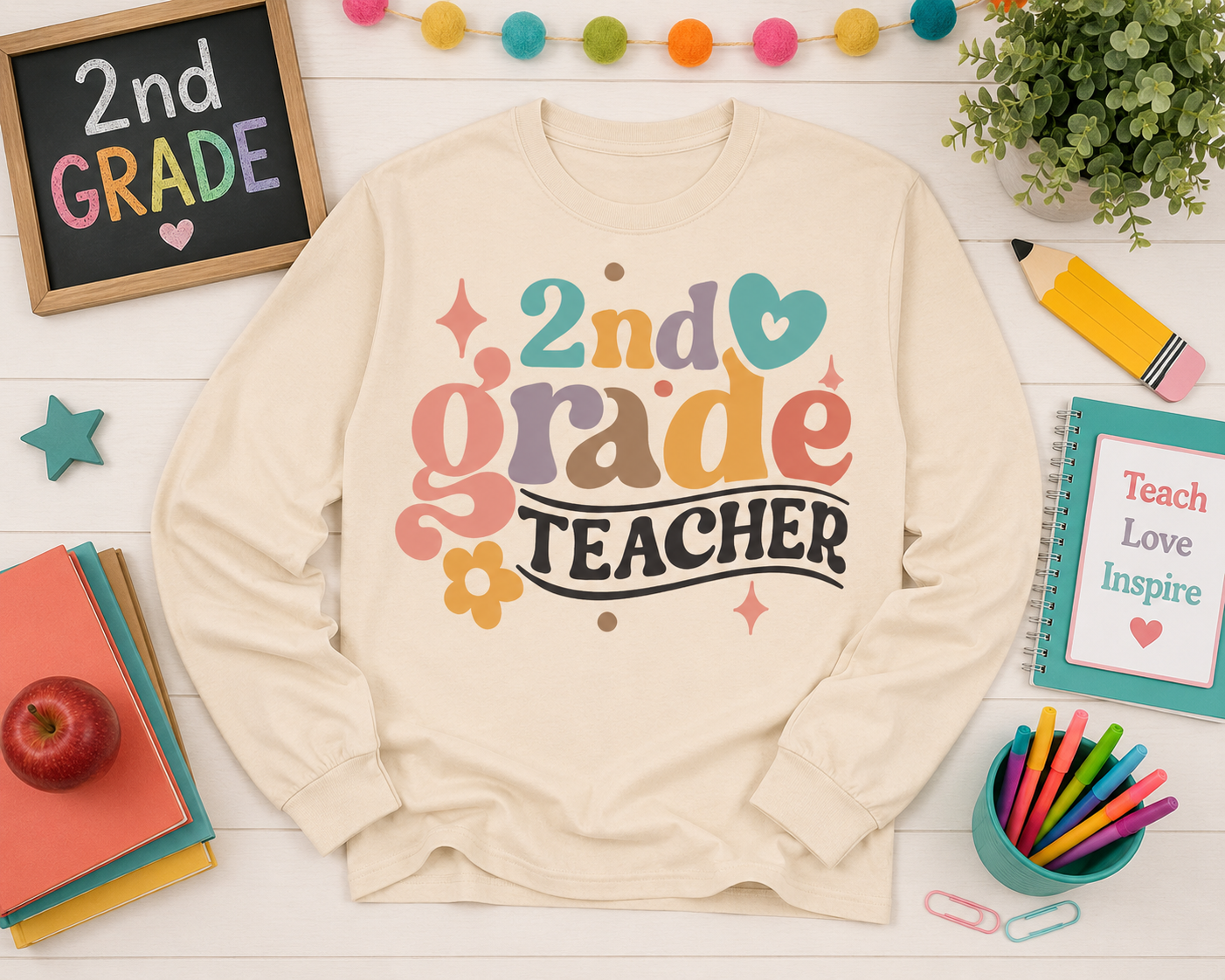 RETRO TEACHER GRADE Custom Shirt