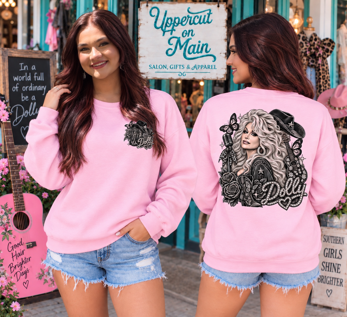 WESTERN DOLLY Custom Graphic Shirt