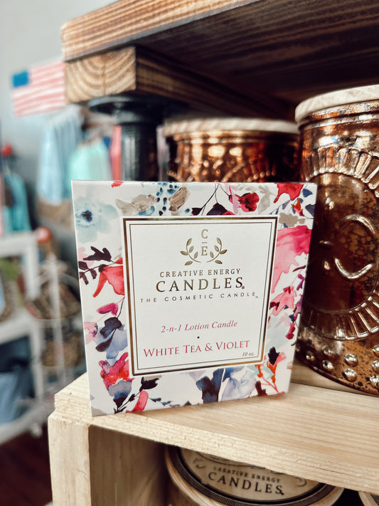 Creative Energy Candles Square 10oz & 6oz