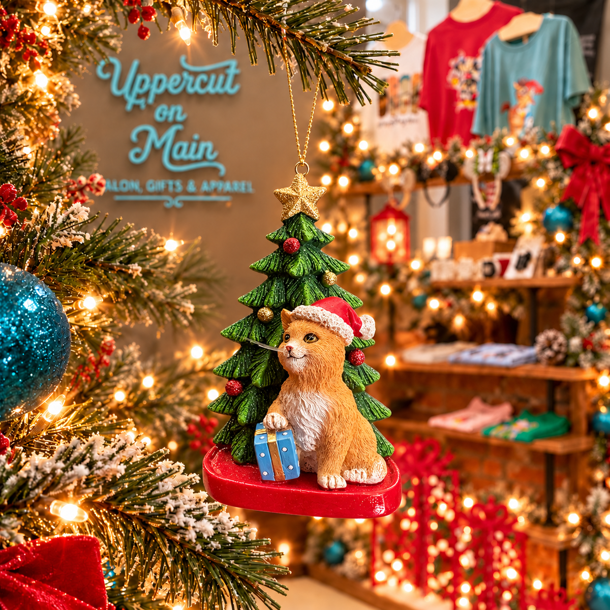 Kurt Adler CAT CHRISTMAS Ornament