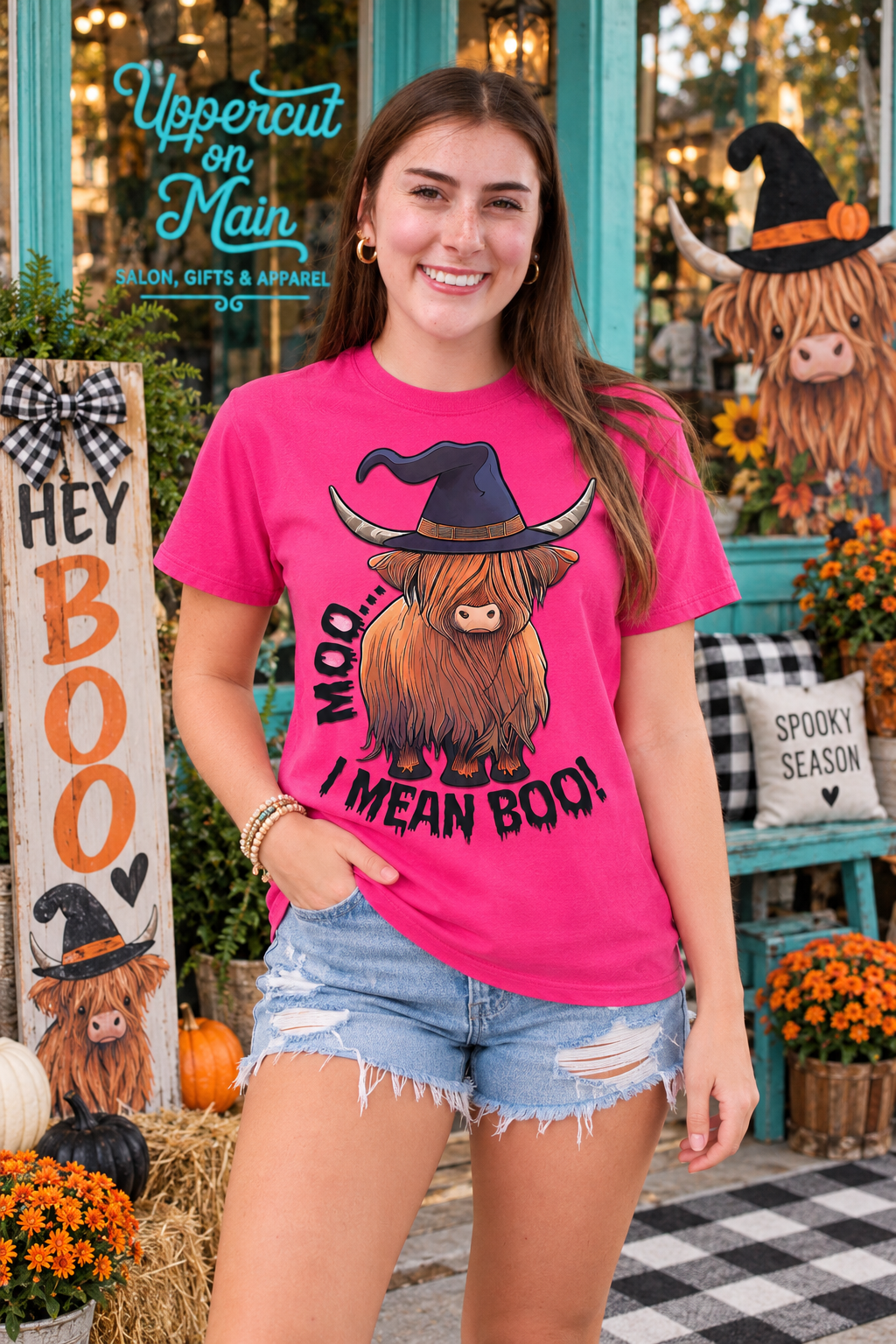 “MOO …I MEAN BOO!” Graphic Shirt