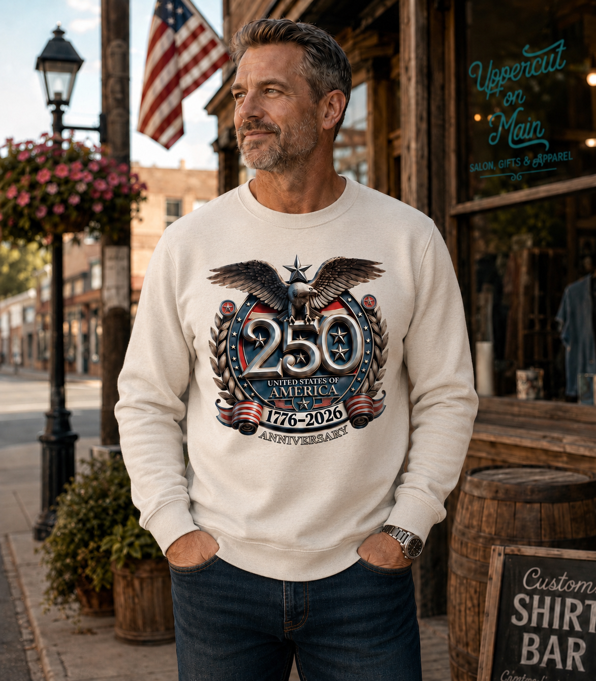 AMERICA 250 ( SHIELD ) Custom Shirt