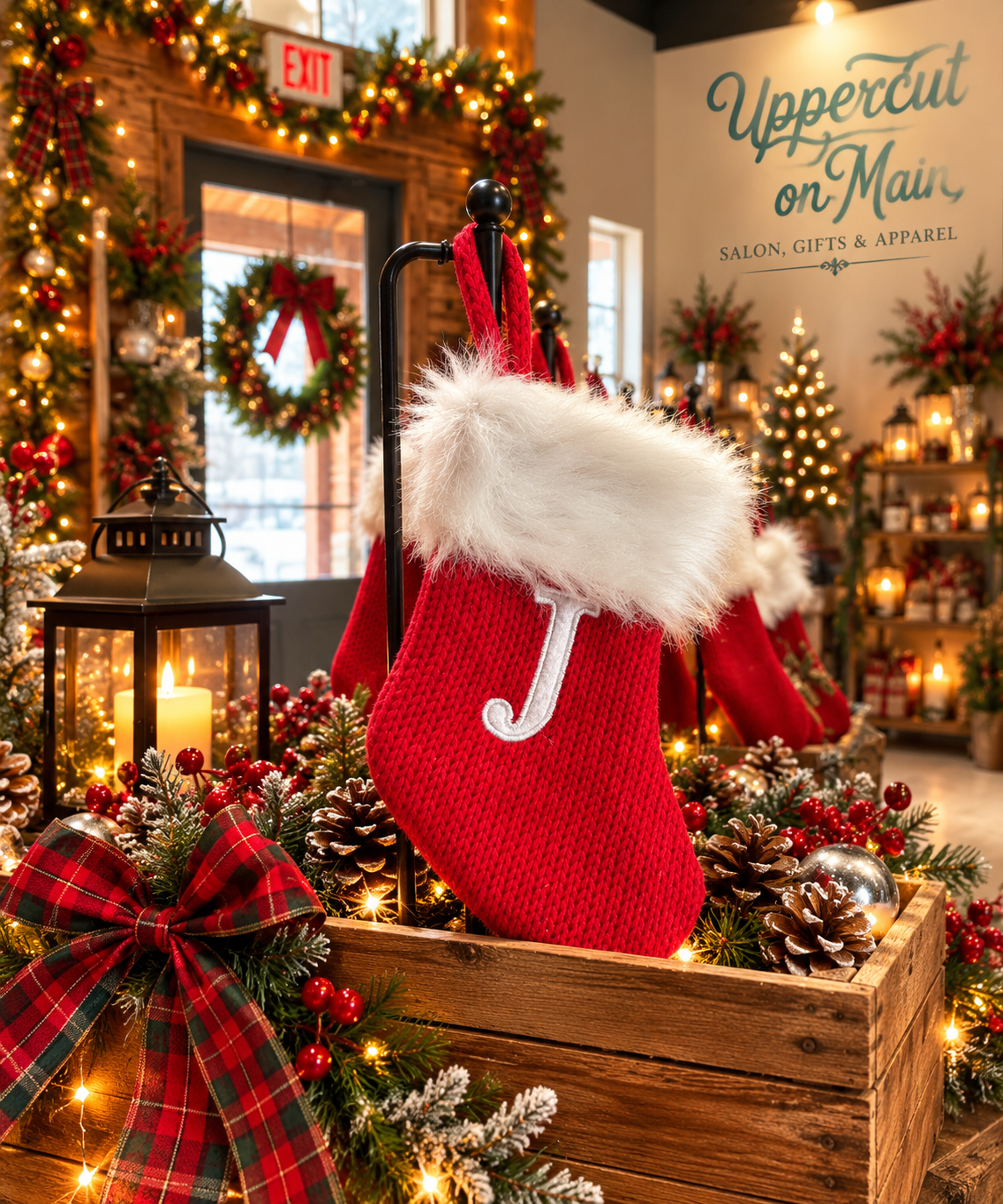MONOGRAM STOCKING