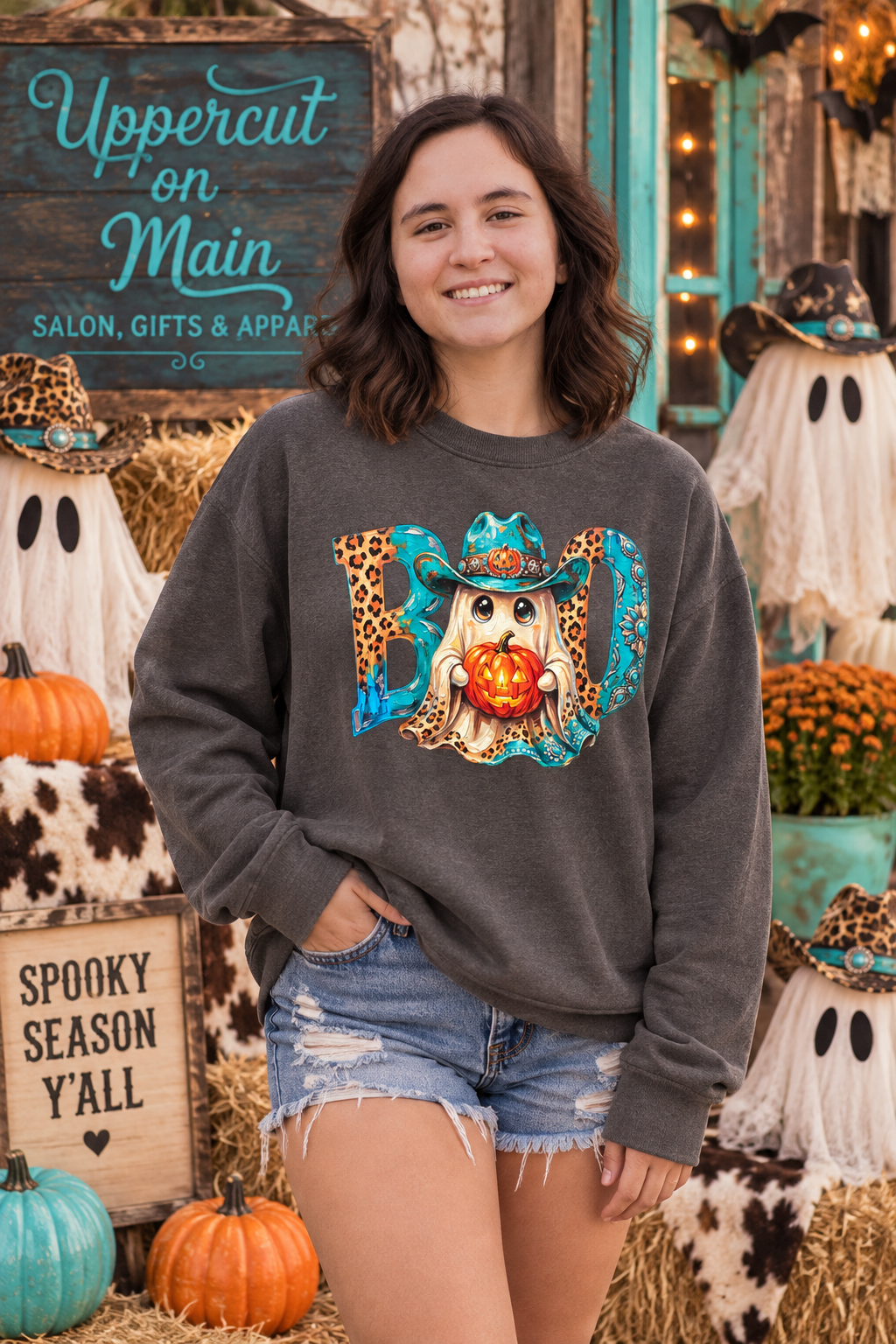 COWGIRL GHOST “BOO” Graphic Shirt