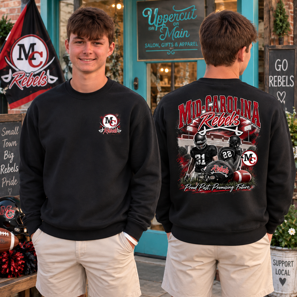 MCHS REBELS FOOTBALL Custom Shirt