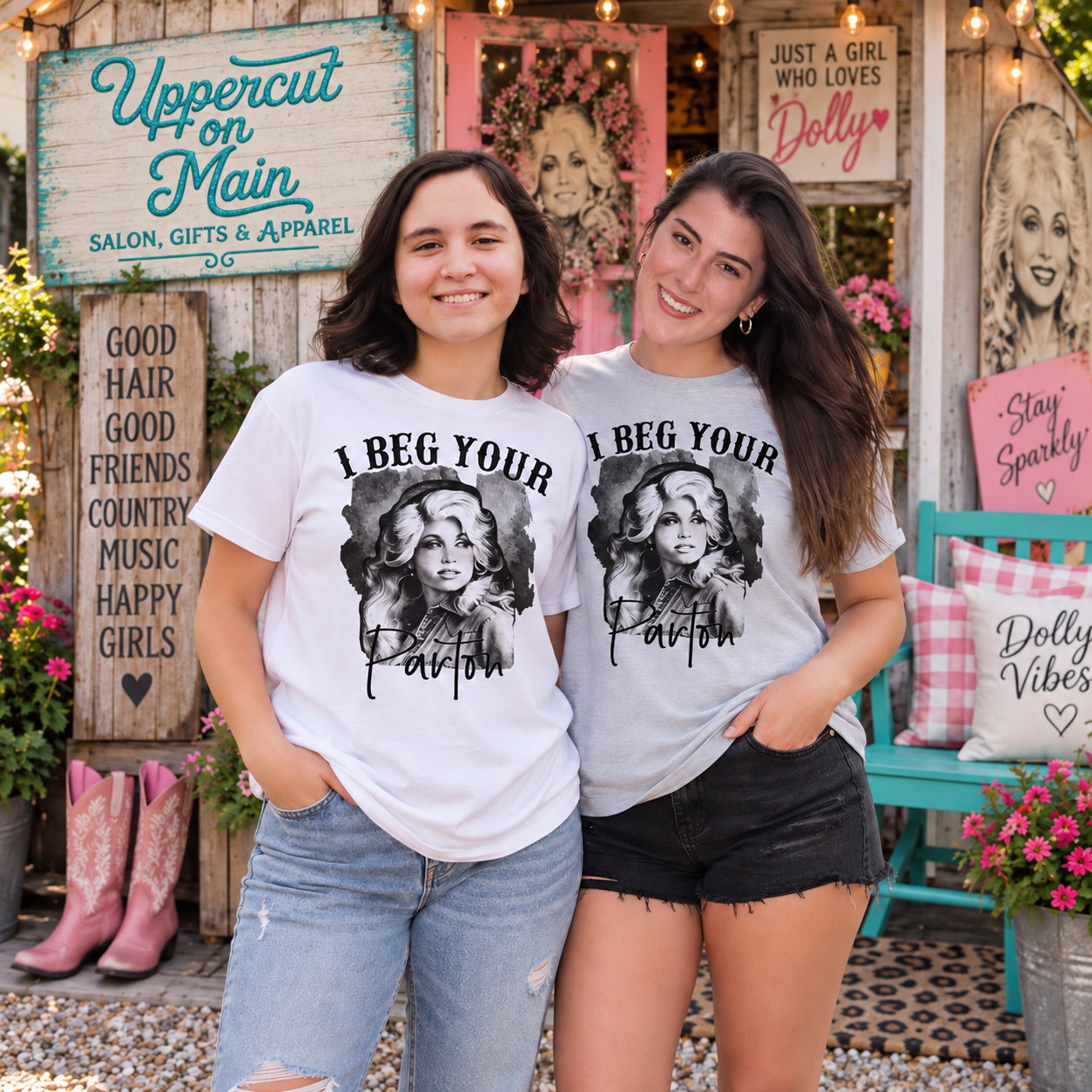Dolly “I BEG YOUR PARTON” Graphic Shirt