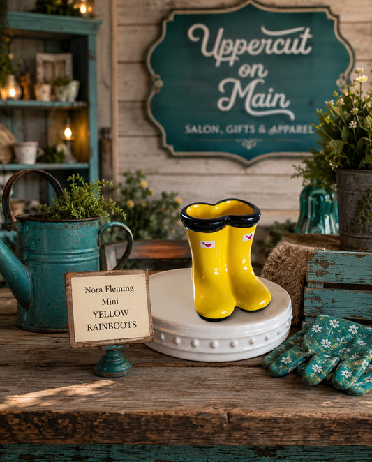 NF RETIRED Mini ST. JUDE’S YELLOW RAIN BOOTS