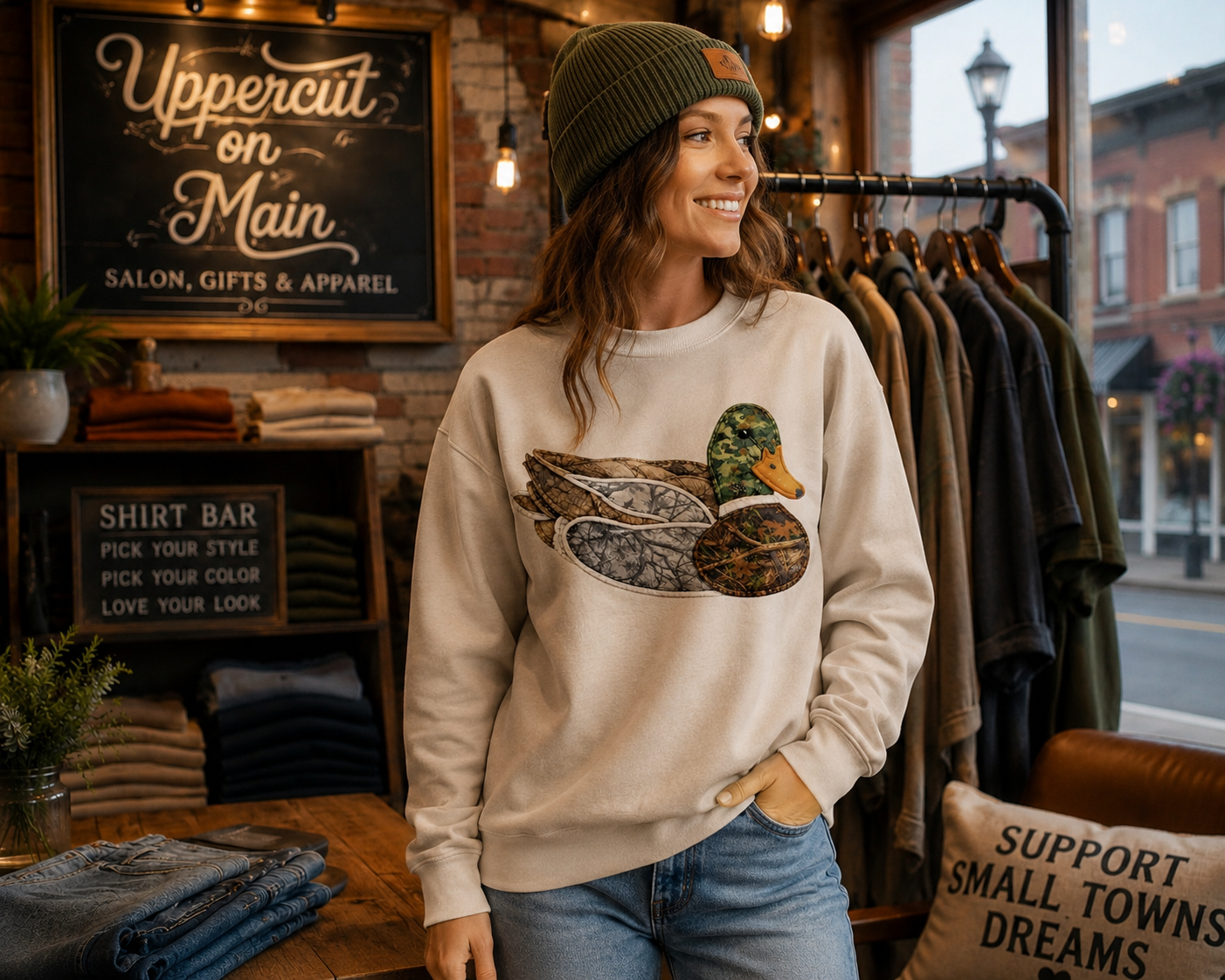 CAMO PATCHWORK DUCK Custom Shirt