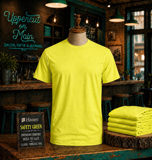 Hanes SAFETY GREEN Shirt