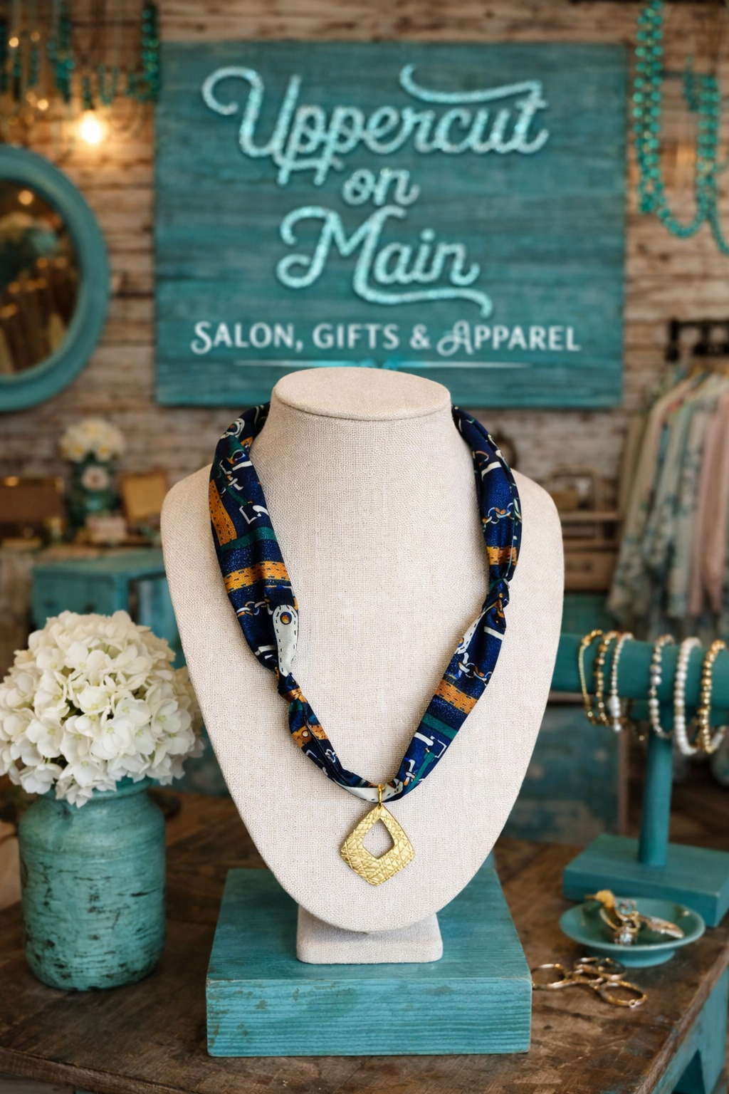Freely Cece Scarf Charm Necklace