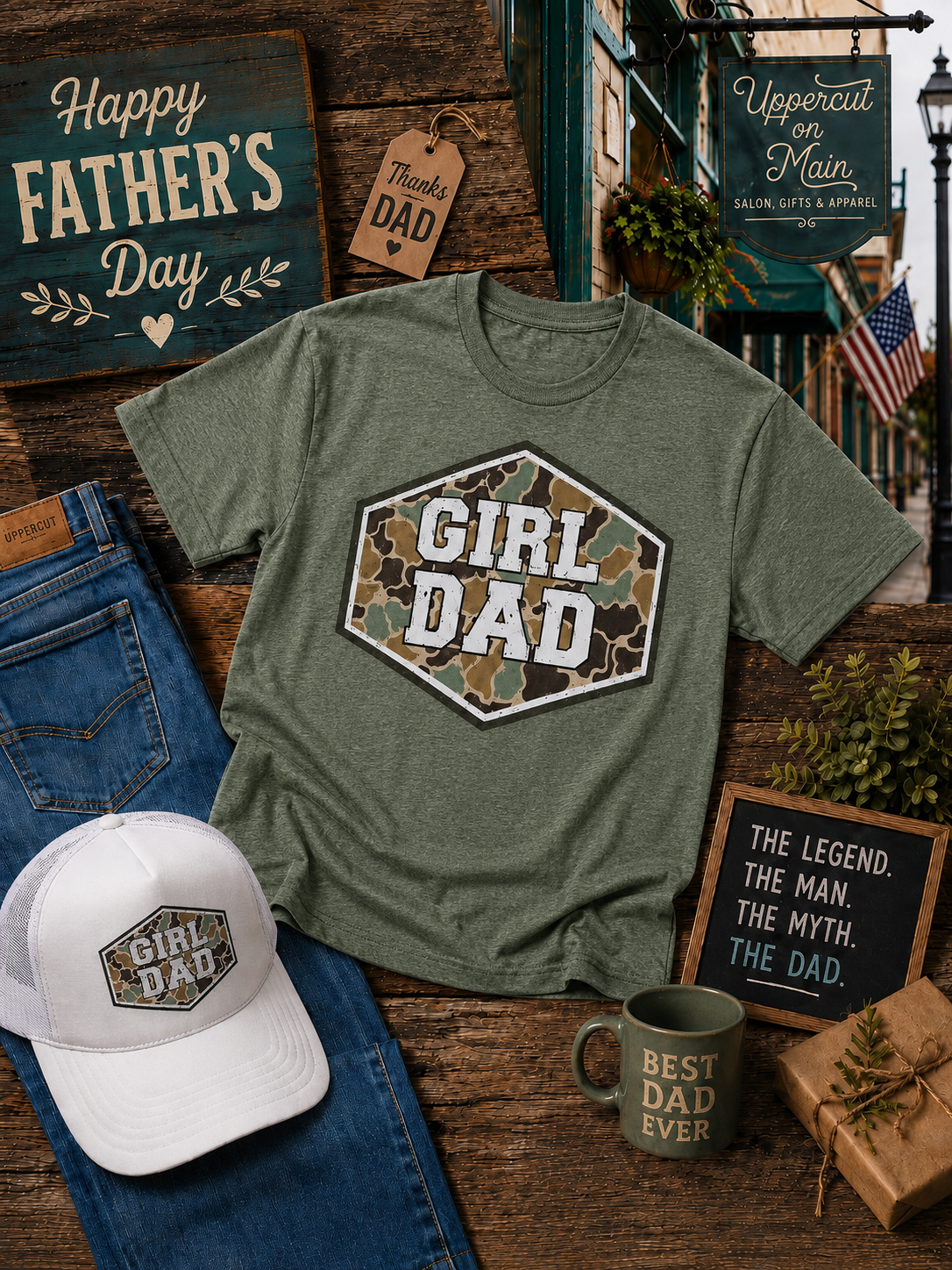 DAD & PAPA CAMO Custom Shirt